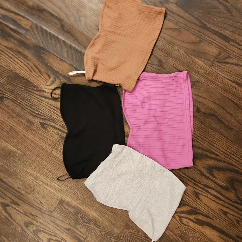 Lot 4 tube tops